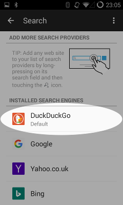 install duckduckgo as my browser