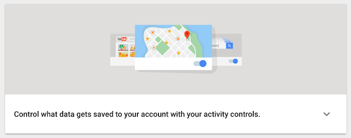 Screenshot of Google's "My Activity" page.