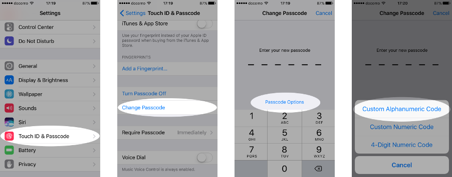 what does it mean to reset encrypted data on iphone