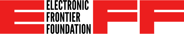 Logo for the Electronic Frontier Foundation (EFF)