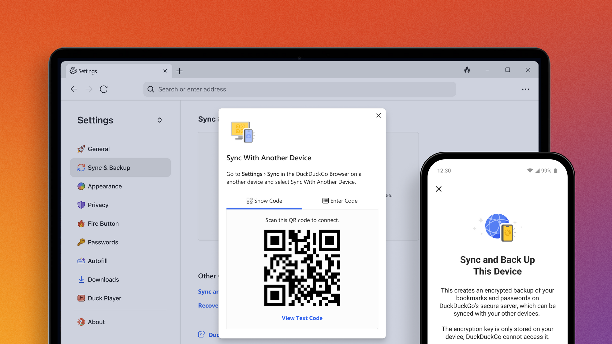 DuckDuckGo browser upgrade: Privately sync your bookmarks and passwords across devices
