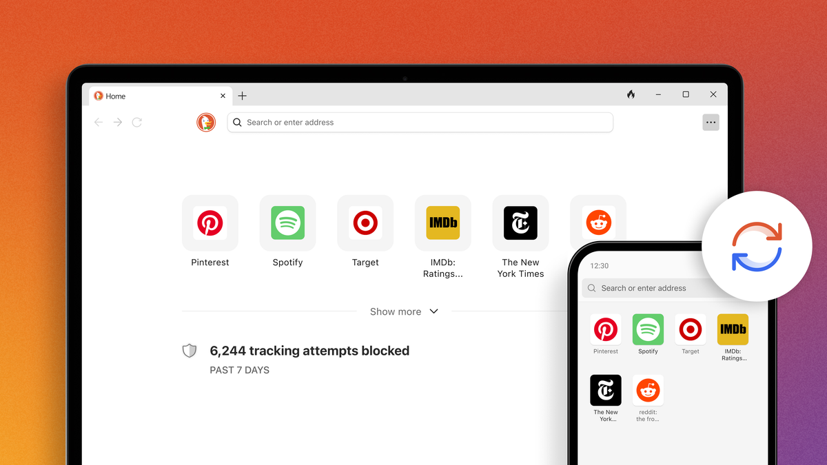Dack File DuckDuckGo Browser Update: Private Sync & Backup